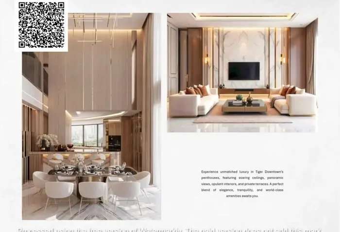 Furnished 6-bedroom penthouse in Tiger Downtown Ajman — фото 3